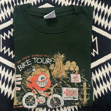 GILDAN 그린 BIKE TOUR 티셔츠 L