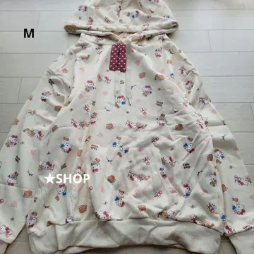 산리오 헬로키티 타이니참 올 패턴 후드티 맨투맨 M