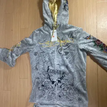 J*C님 Ed Hardy 스컬 디자인 후드티와 팬츠 세트