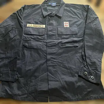 MILITARY US.MARINES 긴팔 필드 자켓 네이비 M 사이즈