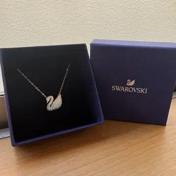 Swarovski 백조 모티브 목걸이