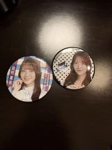 다무라 마유 캔뱃지 2개 세트