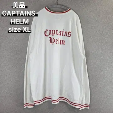 새상품급 CAPTAINS HELM LINE-RIB CREW SWEAT