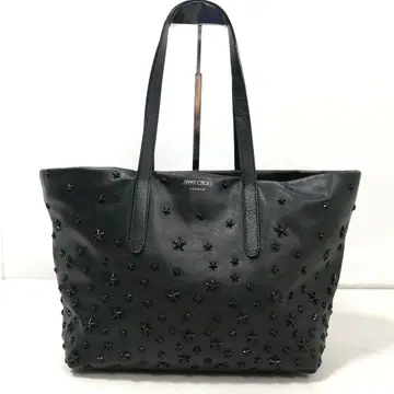 컨디션 최상 JIMMY CHOO 토트백 2way 블랙스타 스터드