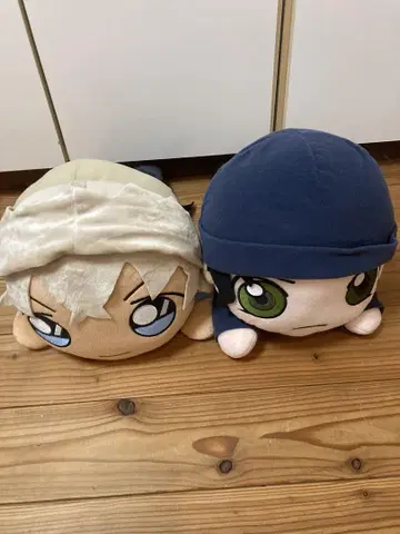 애니메이션 코난 봉제 인형 2체 세트