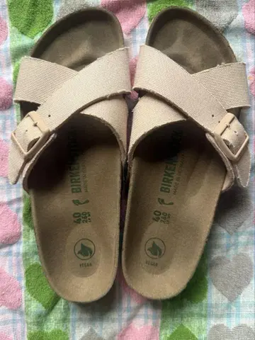 BIRKENSTOCK 핑크 베이지 샌들 빌켄 슈토크