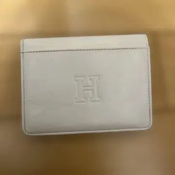 HIROFU 화이트 이단 접이식 지갑