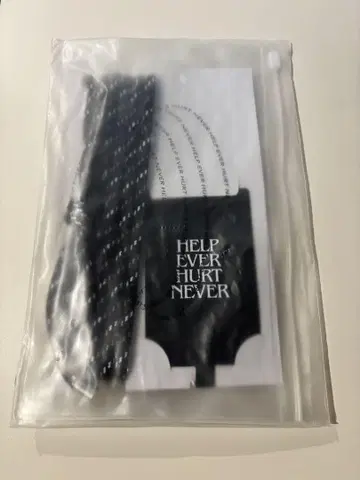 HELP EVER HURT NEVER 스마트폰 스트랩