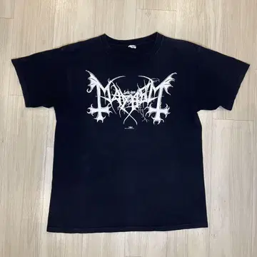 MAYHEM T셔츠 블랙