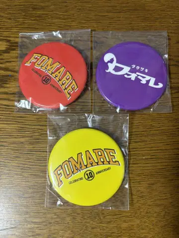 FOMARE 10주년 캔뱃지 가챠가챠 프리 라이브