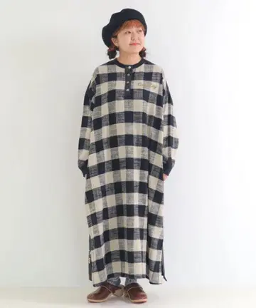 깅엄 체크 원피스 limeinc 라임인크