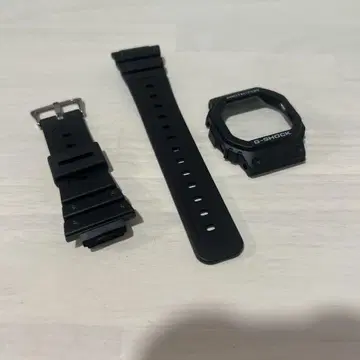 G-SHOCK 블랙 고무 벨트와 케이스