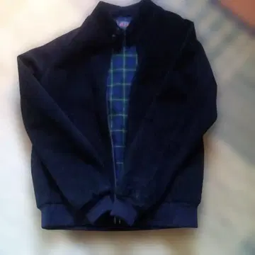 BEAMS 스웨이드 하링턴 자켓 S