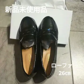 니센/로퍼 26cm 4E 블랙 로퍼