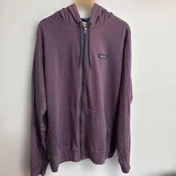 Patagonia 후드 부착 지퍼 후드티 퍼플 XL