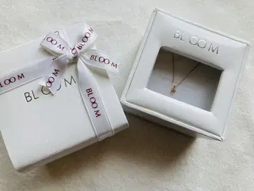 BLOOM 블룸 핑크 골드 다이아 목걸이