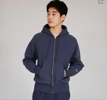 Champion C3-Y134 블랙 XL 지퍼 후디