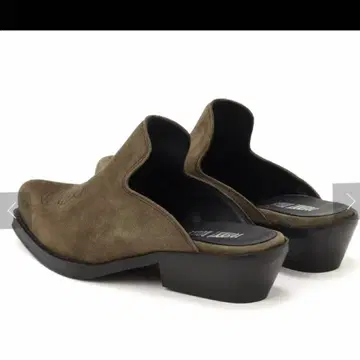 윔 가젯 [ JOHNNY BULLS ] 브라운 사보 클로그 샌들 36