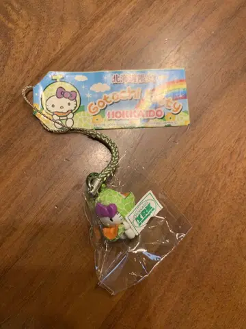 헬로키티 고토치 스트랩 홋카이도 한정 멜론 Kitty JAPAN