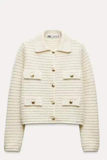 2024AW 완판템 ZARA 자라 라펠 니트 자켓