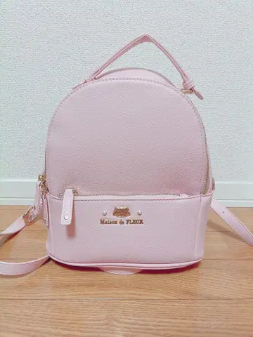 Maison de FLEUR 핑크 백팩 마이멜로디