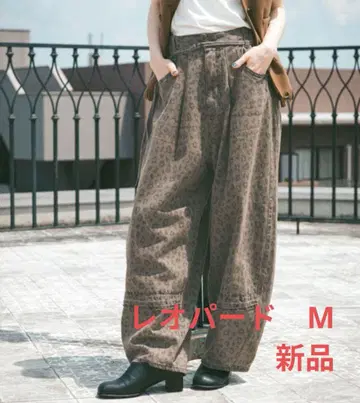 [NKJ 2025AW]REMAKE BARREL DENIM 레오파드 M