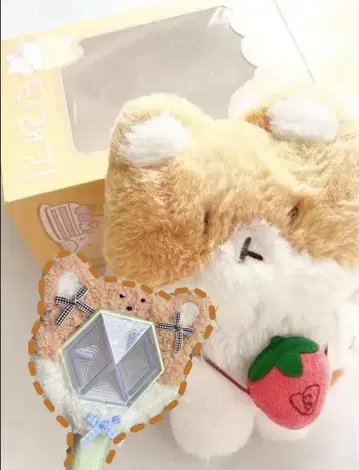 백현 트레기 봉제 인형 EXO 응원봉 커버