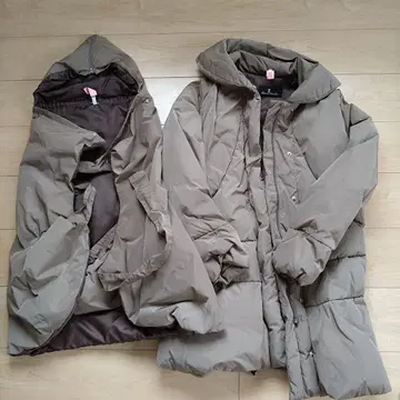 블랑켓 블랑쉬 다커 부착형 맘 코트 다운 코트