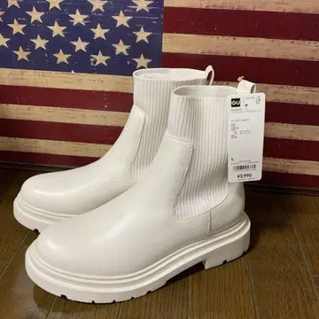 GU 부츠 화이트
