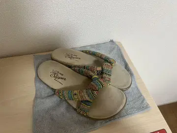 Island Slipper 컬러풀 플랫 샌들