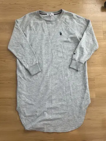 U.S. POLO ASSN. 그레이 긴팔 원피스 M