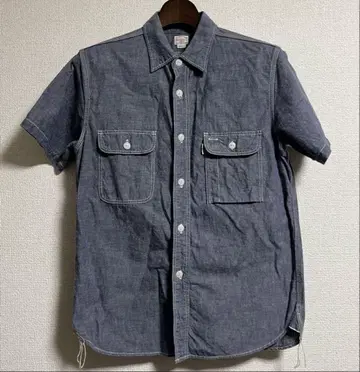 쿠티 프로덕션 샴브레이 S/S 워크 셔츠