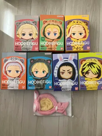 도쿄 리벤저스 HOODIEFIGU 피규어 7체 세트 특전 포함