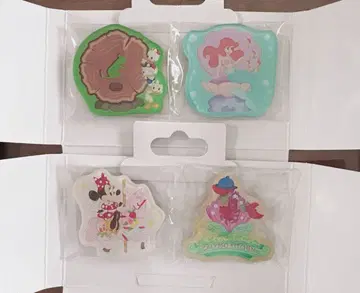 디즈니 마그넷 2개 아리엘 세바스찬 미니 우드척
