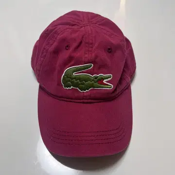 LACOSTE 마젠타 야구 모자 ONE SIZE