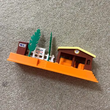 레어 구 프라레일 풍경 시골 역 쇼와 레트로