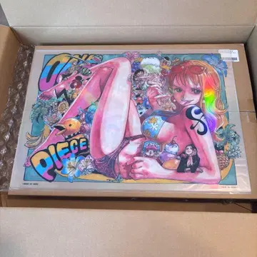 점프 한정판 ONE PIECE 홀로그램 클리어 포스터 세트