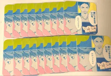 하이큐 팬파크 아트 코스터 오이카와 이와이즈미 아오바죠사이 19장 세트