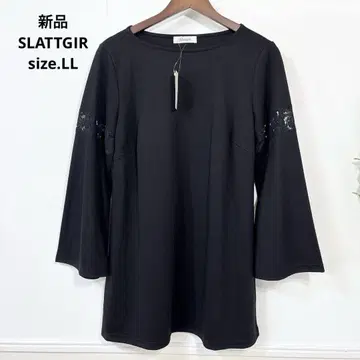 새상품 SLATTGIR 블랙 튜닉