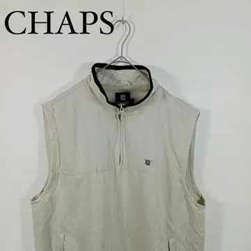 CHAPS 랄프 로렌 하프 지퍼 베스트 L