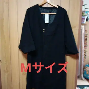 블랙 롱 코트 M 사이즈