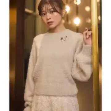 울 샤기 라메 니트 Noela 노엘라