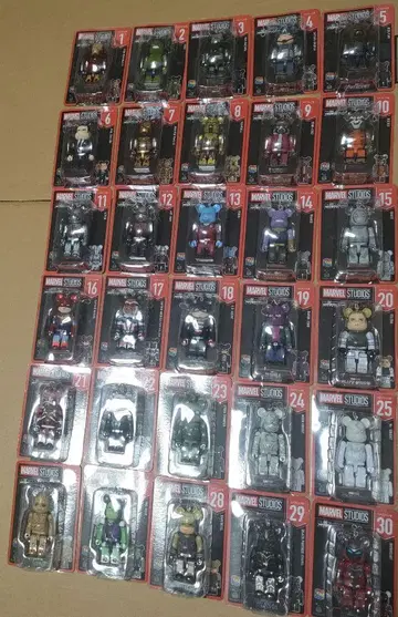 MARVEL Happy 복권 베어브릭상 컴플리트 세트