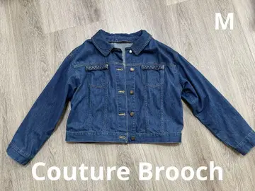 Couture Brooch 쿠튀르 브로치 데님 자켓