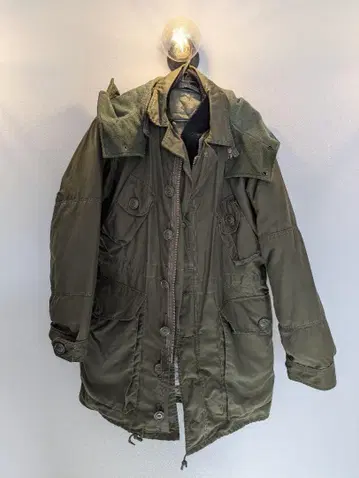 80s 캐나다군 ECW 컴뱃 후드티 모즈 코트