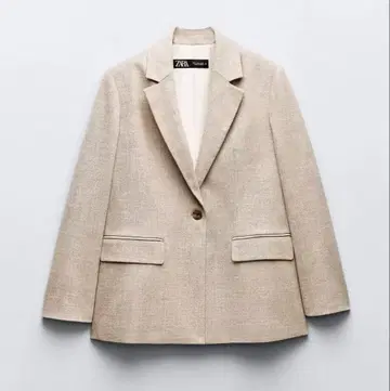 ZARA 버튼 오버 사이즈 자켓 M 사이즈