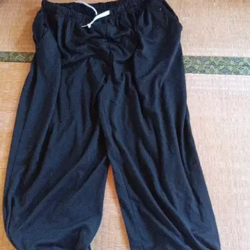 캐주얼 팬츠 블랙 카고 스타일