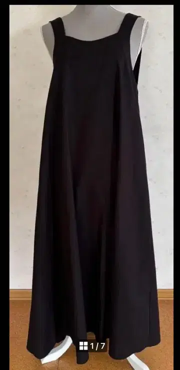 빔즈 하트 블랙 A라인 올인원