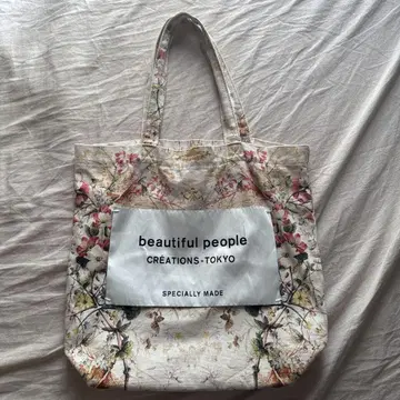 beautiful people 꽃무늬 토트백