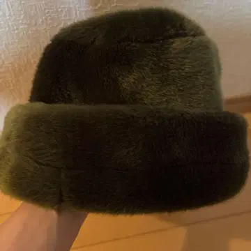 레어! 개성 있는 퍼 모자 2way